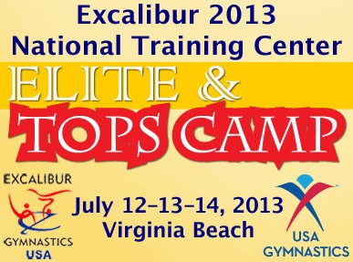 tops elite gymnastics training camp